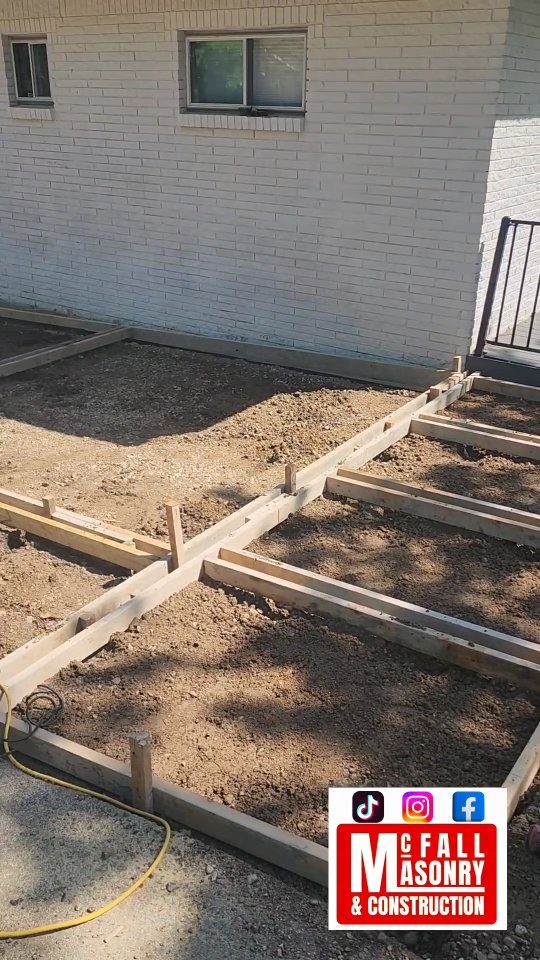 Stamped concrete and retaining wall, Highland Village TX